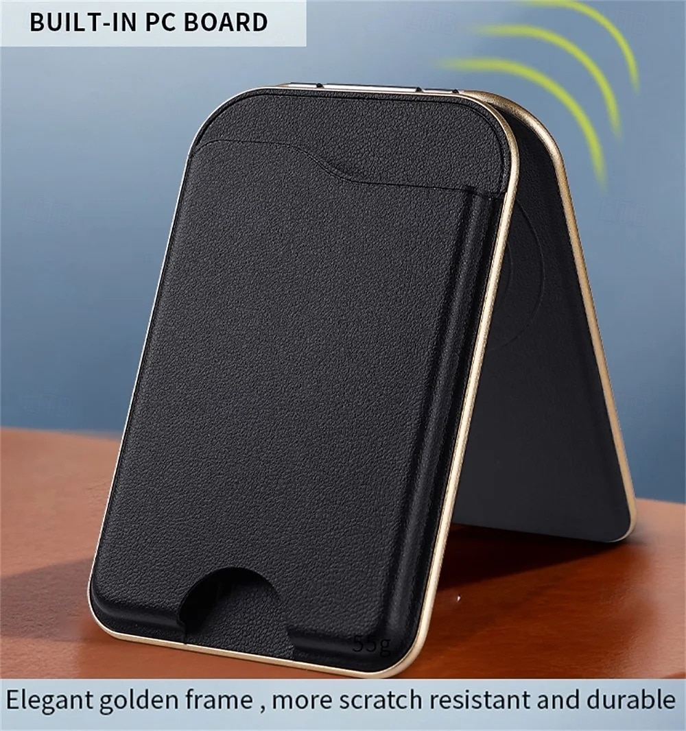 2-in-1 magnetischer MagSafe-Wallet-Ständer, magnetisches Leder-Kartenetui für iPhone 17, 16, 15 Pro Max Serie mit verstellbarer Halterung 2026 - $22.99 –P14