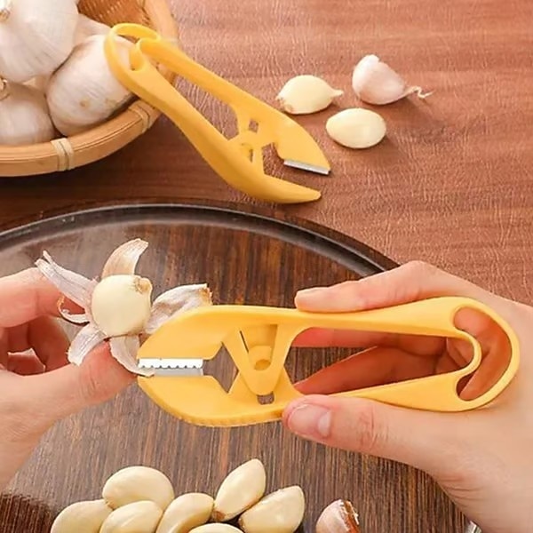 Pelapatate per aglio, strumento manuale multifunzionale a doppia estremità per pelare l'aglio, facile e veloce da usare in cucina, lavabile in lavastoviglie, non irrita le mani, design ergonomico. del 2026 a $9.99 –P1