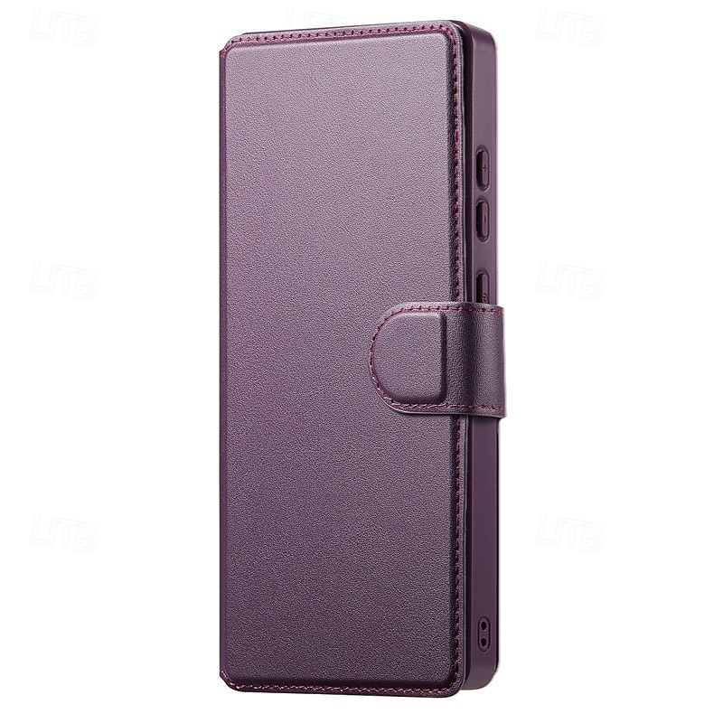 Phone Case For Samsung Galaxy S26 Ultra Plus S25 Ultra Plus S25 Edge S24 Plus Wallet Case with Stand Holder Full Body Protective Shockproof TPU PU Leather 2026 - $23.99 –P34