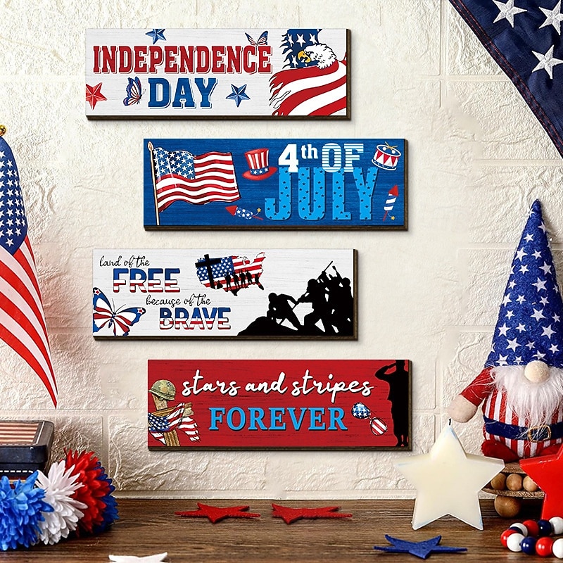 1 db szett amerikai függetlenség napja 250. évfordulójának fa sas tábla, vintage kerek ajtóra akasztható, hazafias amerikai lakberendezés, tökéletes július 4-re, emléknapra és nemzeti ünnepekre 2026 - $21.99 –P2
