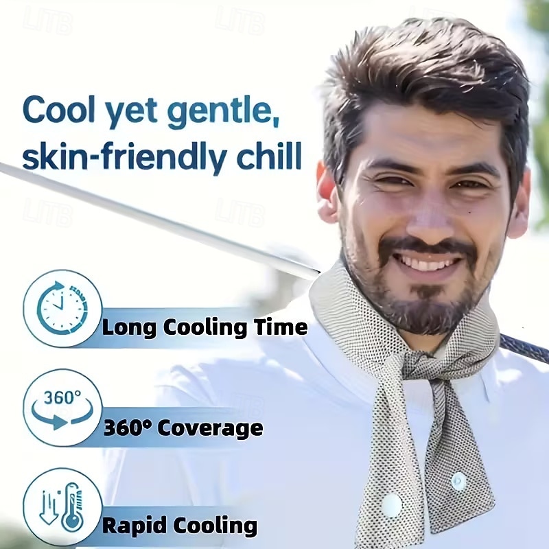 3 db hűsítő jégkagyló, jégtörölköző, izzadságtörölköző, szülés utáni jégpánt, sport fejkendő, hűsítő jégkendő, ideális szabadtéri tevékenységekhez, például túrázáshoz és kempingezéshez enyhén meleg 2026 - $23.99 –P2