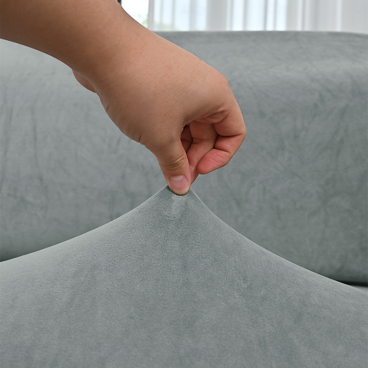 Capas elásticas para sofás de 1, 2, 3 e 4 lugares, capa para sofá modular em formato de L, capa protetora para sofá chaise longue, protetor de móveis para sala de estar. de 2026 por $24.99 –P2