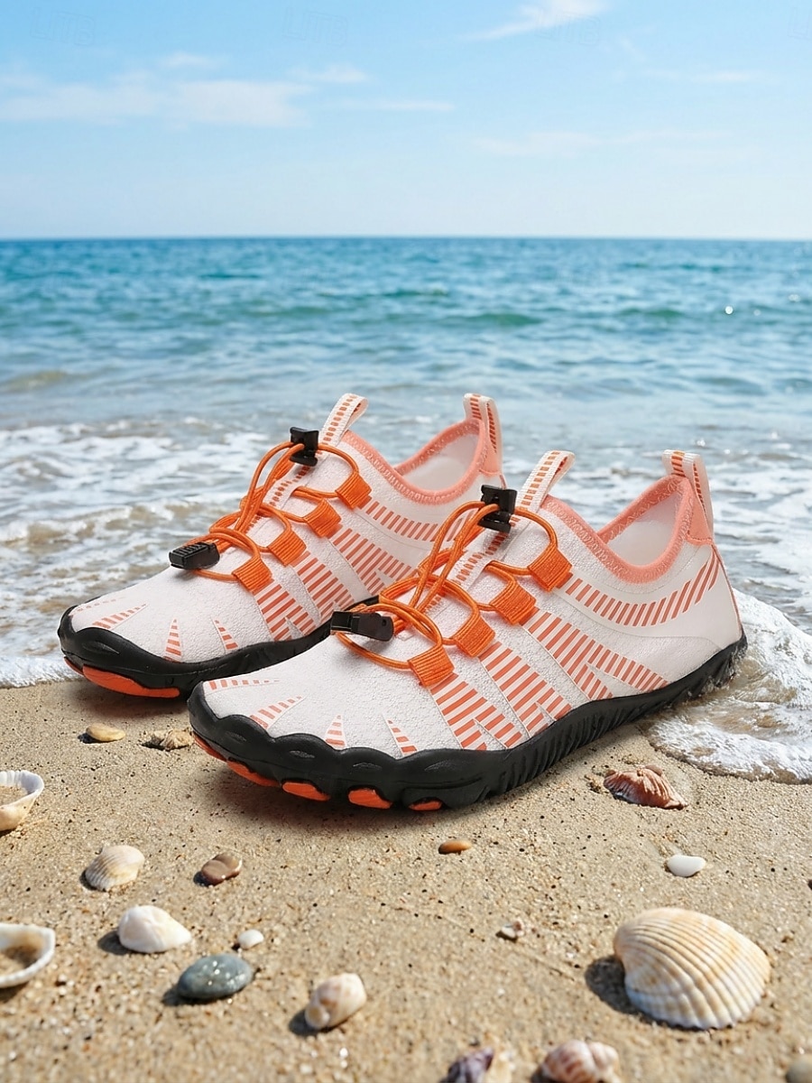 Schnelltrocknende Wasserschuhe für Damen – leichte, atmungsaktive Aqua-Strandschuhe mit verstellbarer elastischer Schnürung und rutschfester Sohle, barfußähnlicher Outdoor-Stil für Strand, Surfen, 2026 - $32.99 –P8