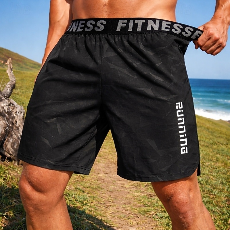 Ανδρικά Pantaloni Scurți de Alergat Αθλητικά σορτς Σορτς γυμναστικής Τσέπες Κοντά Παντελονάκια Καθημερινά ΕΞΩΤΕΡΙΚΟΥ ΧΩΡΟΥ Διακοπές Καλοκαίρι Ελαφρύ Αναπνέει Γυμναστήριο προπόνηση Περπάτημα Τζόγκινγκ 2026 - $6.49 –P4