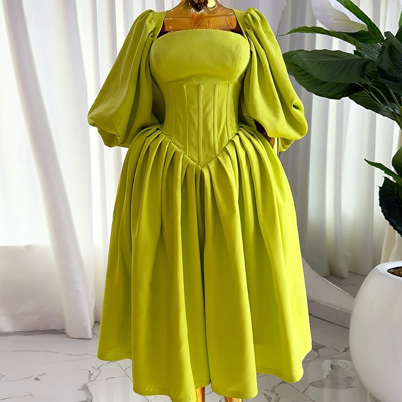 1950s Retro Vintage Fancy Costume Swing Dress Flare Dress Solid Color Fit & Flare Swing Fancy Dress Women's Halloween Carnival Cocktail Party Retro Theme Party Adults' Dress Spring & Summer 2026 - $50.99 –P1