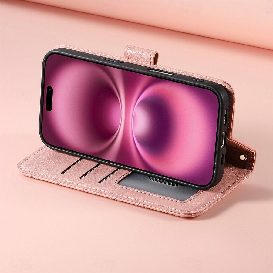Phone Case For Samsung Galaxy S26 S26 Plus S26 Ultra Wallet Case Flip Cover Zipper with Wrist Strap Kickstand Retro TPU PU Leather 2026 - $19.99 –P26