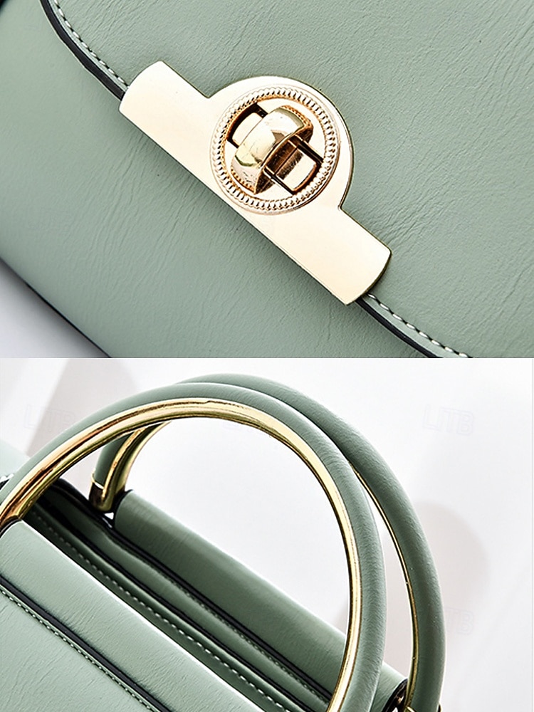 Sac à main bandoulière femme en similicuir avec poignée supérieure et bandoulière réglable, élégant sac à main multicolore pour un usage quotidien décontracté, les trajets domicile-travail et les sorties en vacances. de 2026 ? $24.99 –P8