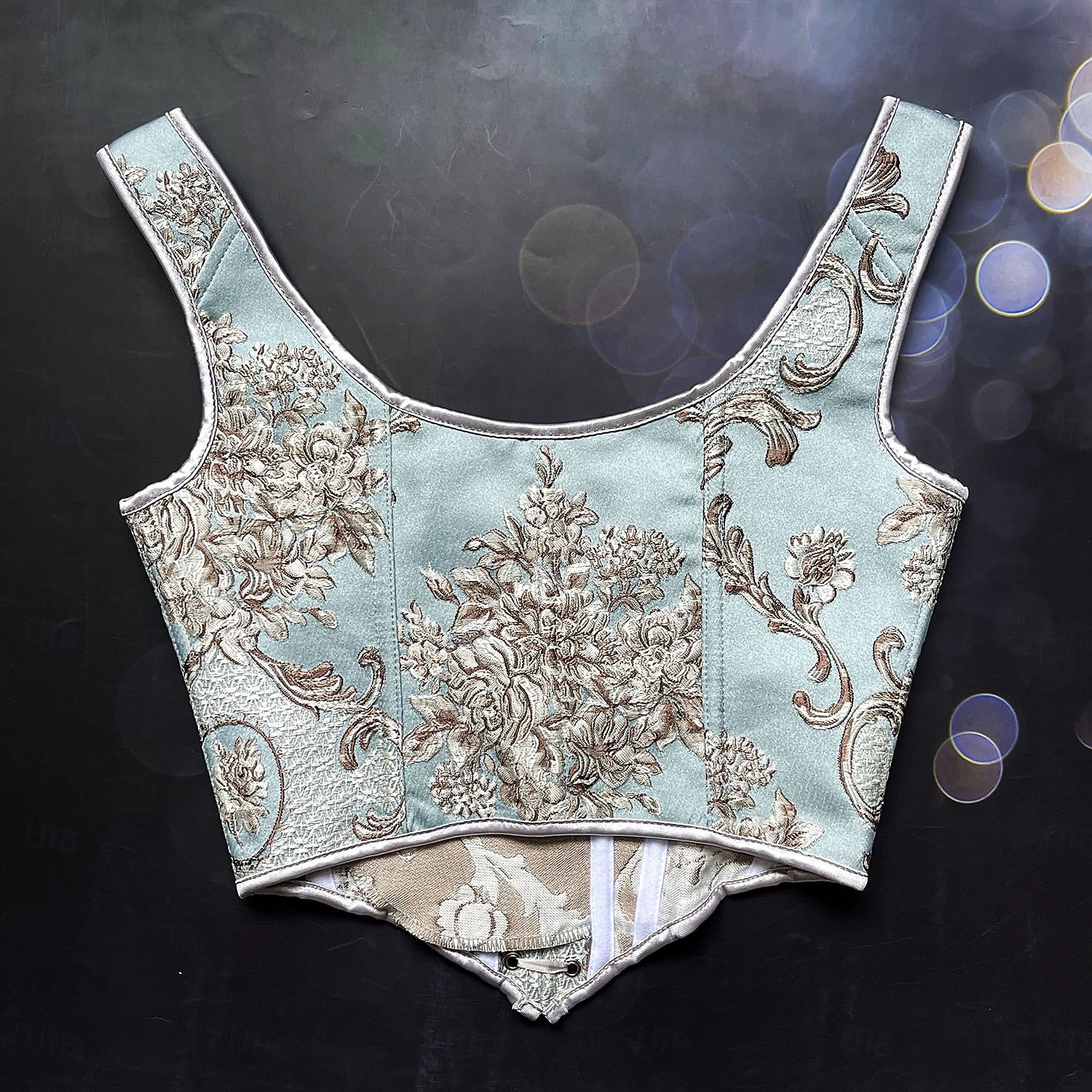 Medieval Renascentist Cottagecore Corset Corsaj Viching Țăran Cu Șiret Costume de fancy Pentru femei Celtic Fantezie Halloween Carnaval Performanță LARP Ren Faire Adulți Corset Corsaj 2026 - $38.99 –P3
