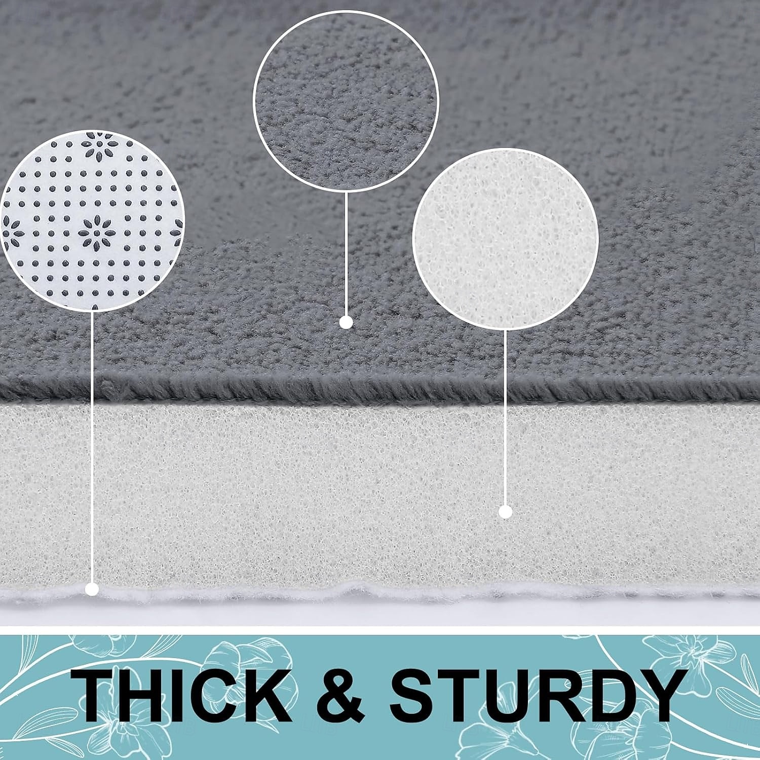 Memory Foam Bath Mat, Extra Soft and Absorbent Bathroom Mats, Non Slip Washable Carpet for Floor, Shower and Tub 2026 - $13.99 –P3