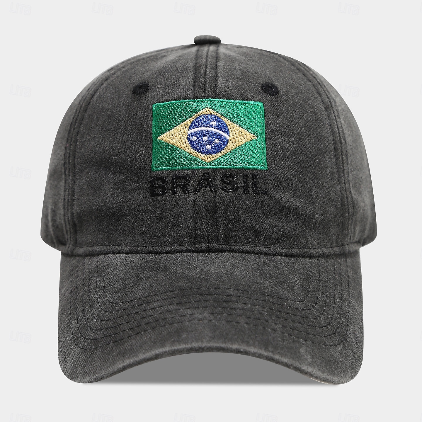 Cappello da tifoso per la partita estiva di calcio 2026, berretto da baseball nero con bandiera ricamata, cappello da sole unisex, copricapo essenziale per gli eventi calcistici, perfetto per i tifosi del 2026 a $15.99 –P20