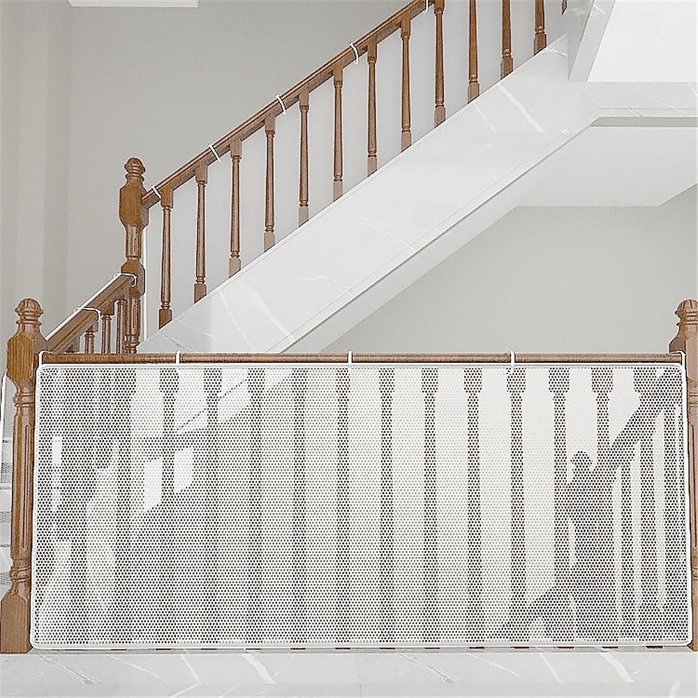 Rete di protezione per bambini, rete di sicurezza per neonati, barriera in rete per ringhiera delle scale da 3 x 0,9 metri per bambini, gatti, cani, protezione per ringhiera di sicurezza per bambini del 2026 a $20.99 –P2
