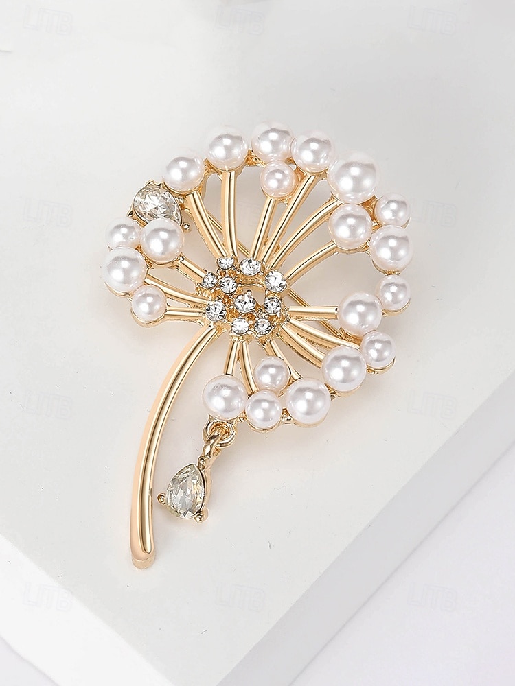 Naisten voikukasta tehty helmikorvakoru, kulta- ja hopeanväriset, elegantti ja tyylikäs, täydellinen häihin, juhliin ja toimistokäyttöön 2026 - $11.99 –P6