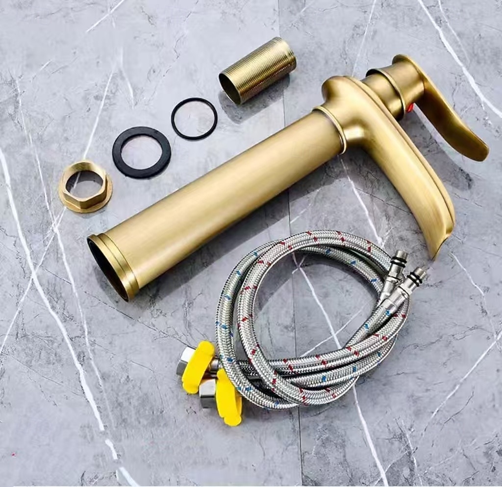 Ванная раковина кран - Классический Старая латунь Внешнее крепление Одной ручкой одно отверстиеBath Taps 2026 - kr.2347 –P10