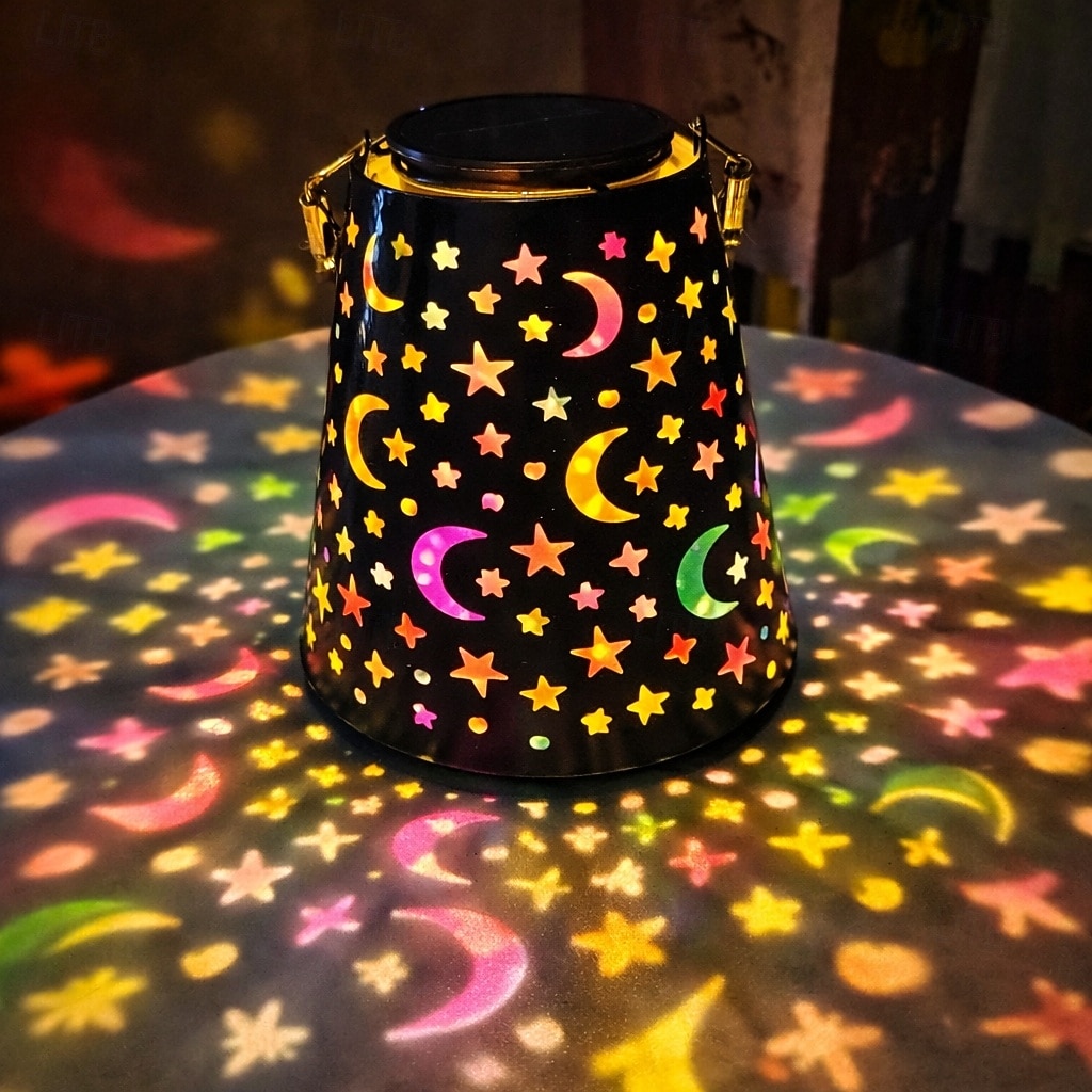 Farol solar exterior impermeable colgante, diseño retro hueco con proyección de mariposa, decoración LED para jardín, patio, regalo para mujeres, mamá y abuela. 2026 - $32.59 –P4
