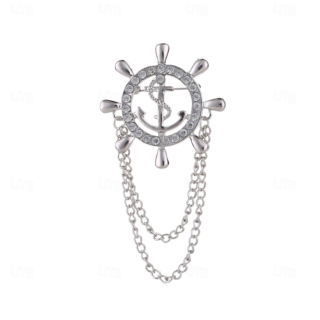 Ανδρικά 1 τεμ Μανικετόκουμπα Μέταλλο Καρφίτσες Causal Καθημερινά Κομψό Μοντέρνα Α B C 2026 - $2.99 –P6