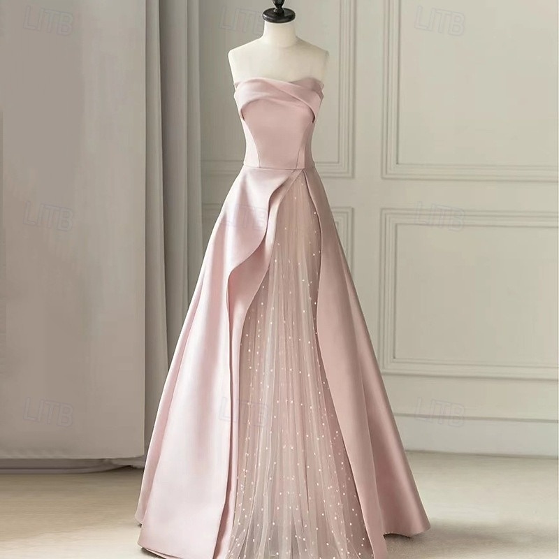 Meerjungfrauenschnitt Bodenlang Abiballkleider Elegant Glitzernd Dreiviertelarm Juwelenhals Hochzeit Formell Paillettenbesetzt mit Glitzer Quaste 2026 - $114.99 –P4