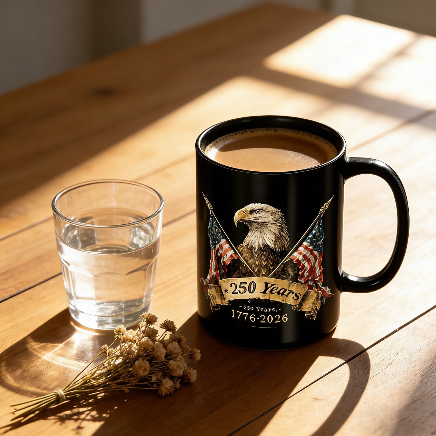 Tazza da caffè in ceramica per il 250° anniversario americano, tazza in ceramica da 11,2/15,2 once per caffè, tè, latte, acqua, regalo ideale per regali patriottici, stoviglie commemorative del 2026 a $15.99 –P5