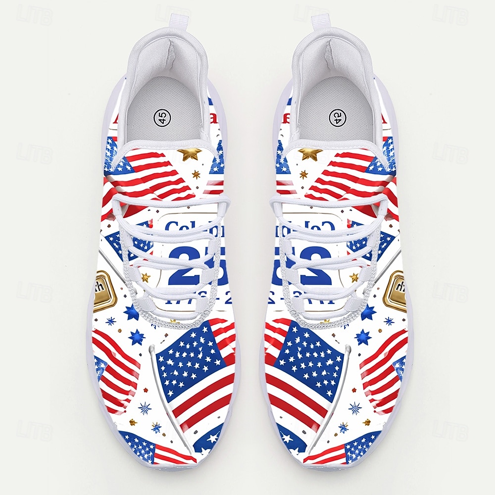 Herren-Sneaker zum 250-jährigen Jubiläum der Vereinigten Staaten – atmungsaktive Slip-on-Mesh-Schuhe mit flexibler Sohle, leicht, perfekt für den 4. Juli, Outdoor-Festivals, Reisen und den Alltag. 2026 - $42.99 –P6