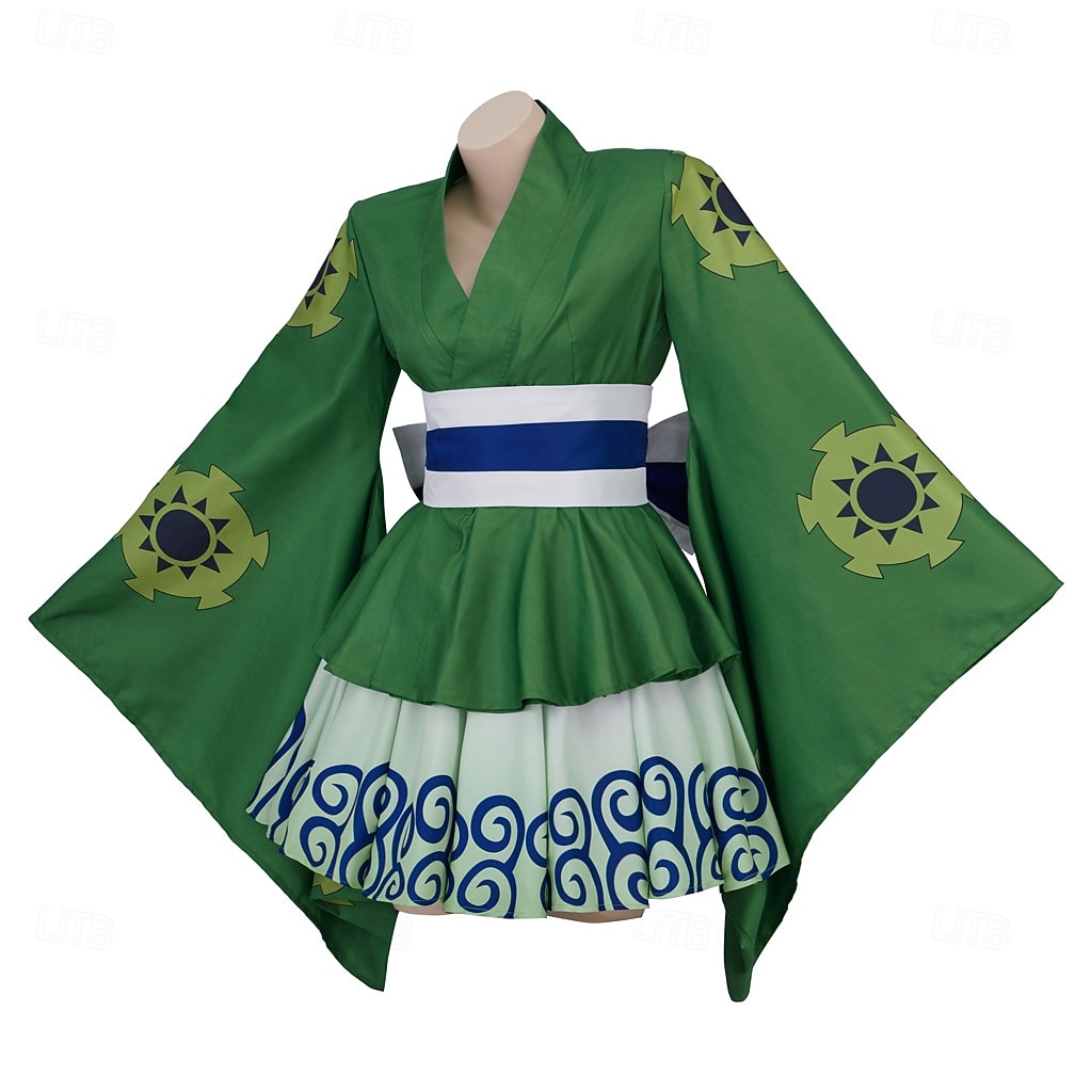 Havsäventyrare Stråhattpirat Animé Klänningar Kläder Maskerad Cosplay-kostymer Kimono Anime Expo Kostym Till Dam Vuxna 2026 - $55.99 –P3
