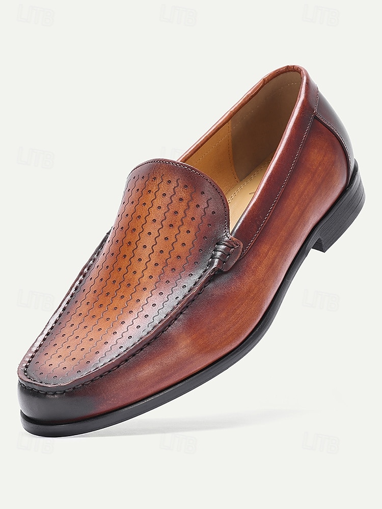 Chaussures habillées Oxford en cuir pour homme – élégantes et raffinées pour les mariages, les événements formels et les occasions spéciales, parfaites pour le marié et ses invités. de 2026 ? $89.99 –P5