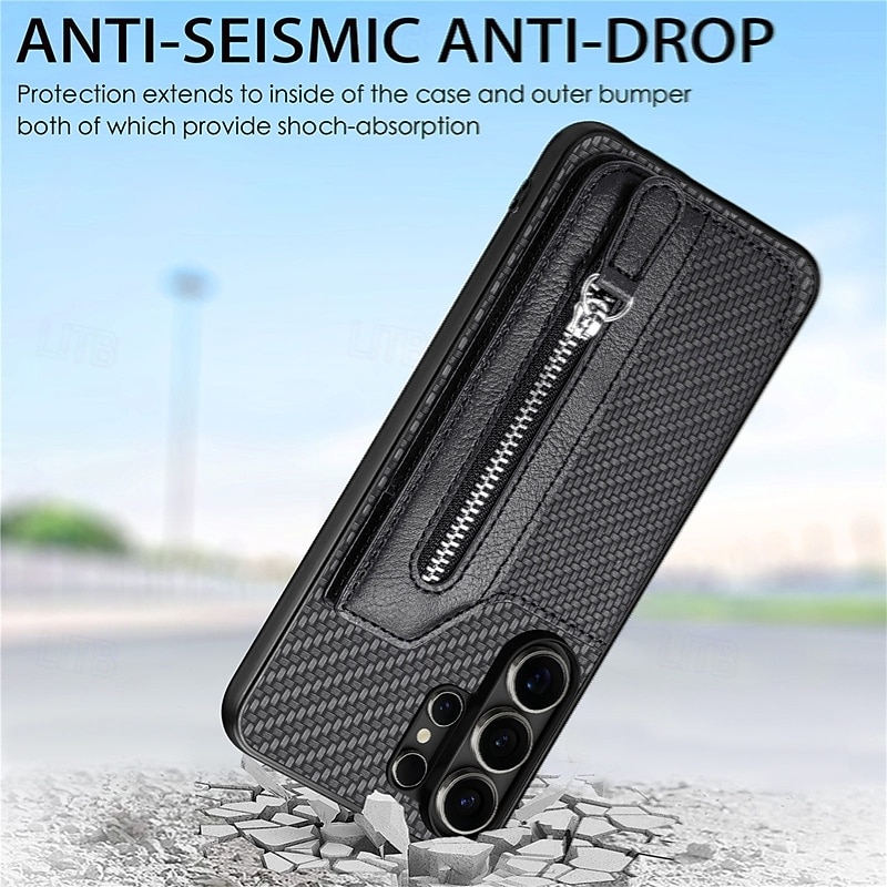 Phone Case For Samsung Galaxy S26 S25 Edge S24 FE S23 S22 Plus  Ultra A56 A36 A26 A16 A06 Wallet Case with Stand Holder Shockproof TPU PU Leather 2026 - $14.99 –P4