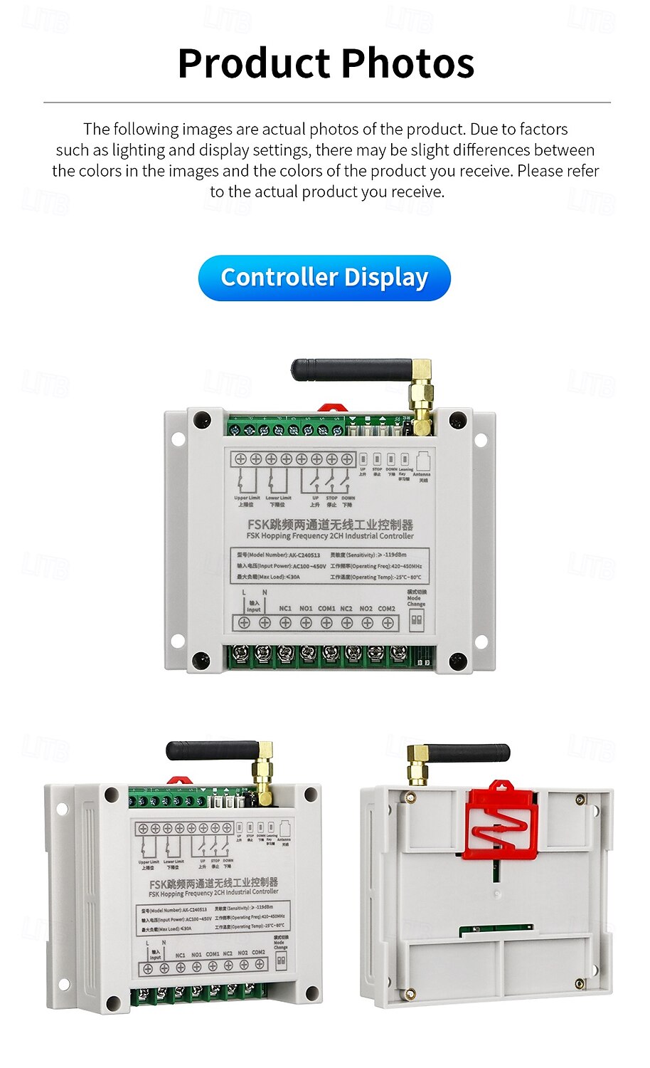 AC100V-400V 2CH Hopping Frequency 30A Remote Control Switches 220V 2Relay Receiver 2026 - $66.99 –P16