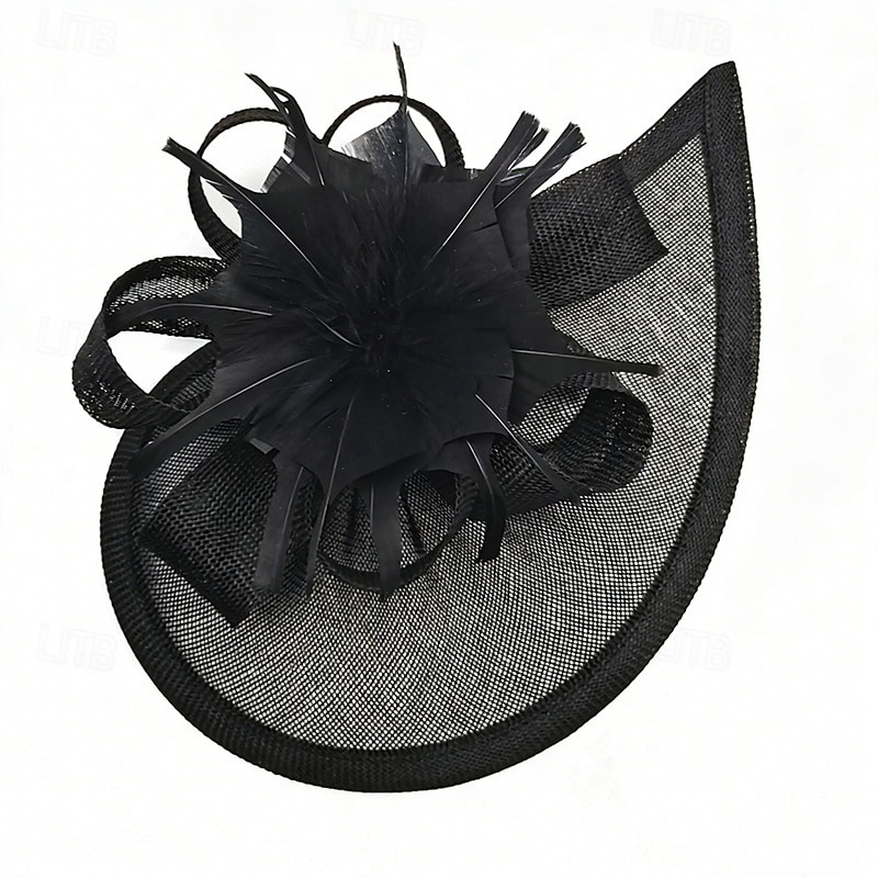 Fascinators Pluma Boda Cumpleaños Vintage Estilo lindo Retro Con Pluma Celada Sombreros 2026 - $17.49 –P7