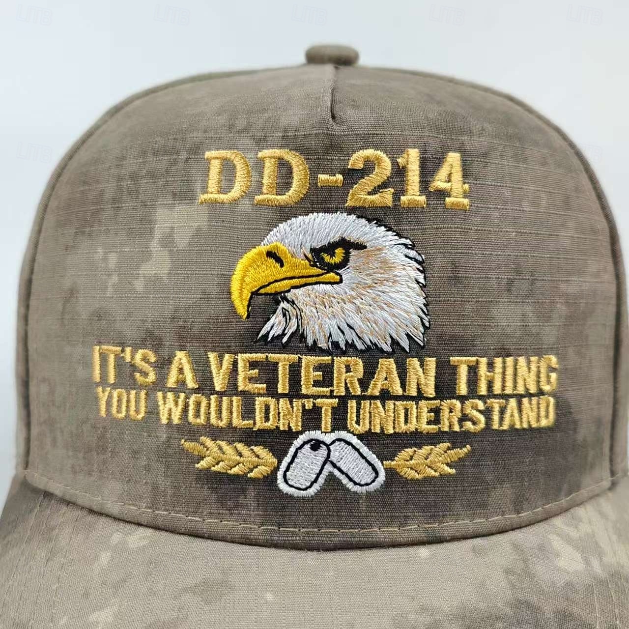 Cappello da veterano dd-214 per uomo, berretto militare da pensionato con stampa digitale e grafica di un'aquila calva, berretto da baseball casual regolabile "it's a veteran thing", cappello patriottico per il Memorial Day del 2026 a $21.99 –P7