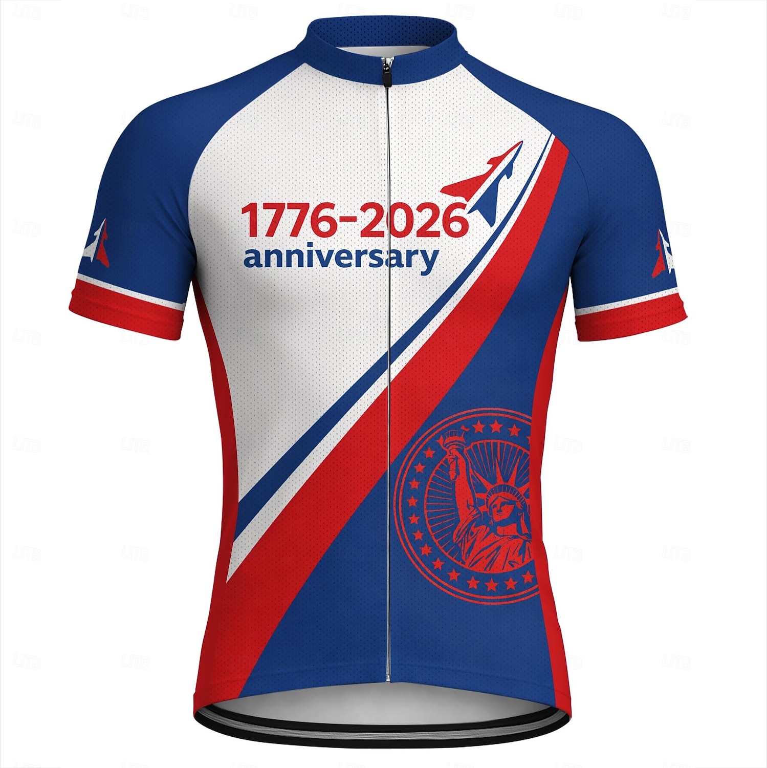 250º Aniversário da América Dia da Independência Masculino Camisa para Ciclismo Jersey em declive American US Flag Manga Curta Moto Camisa / Roupas Para Esporte Camiseta com 3 bolsos traseiros de 2026 por $30.99 –P1