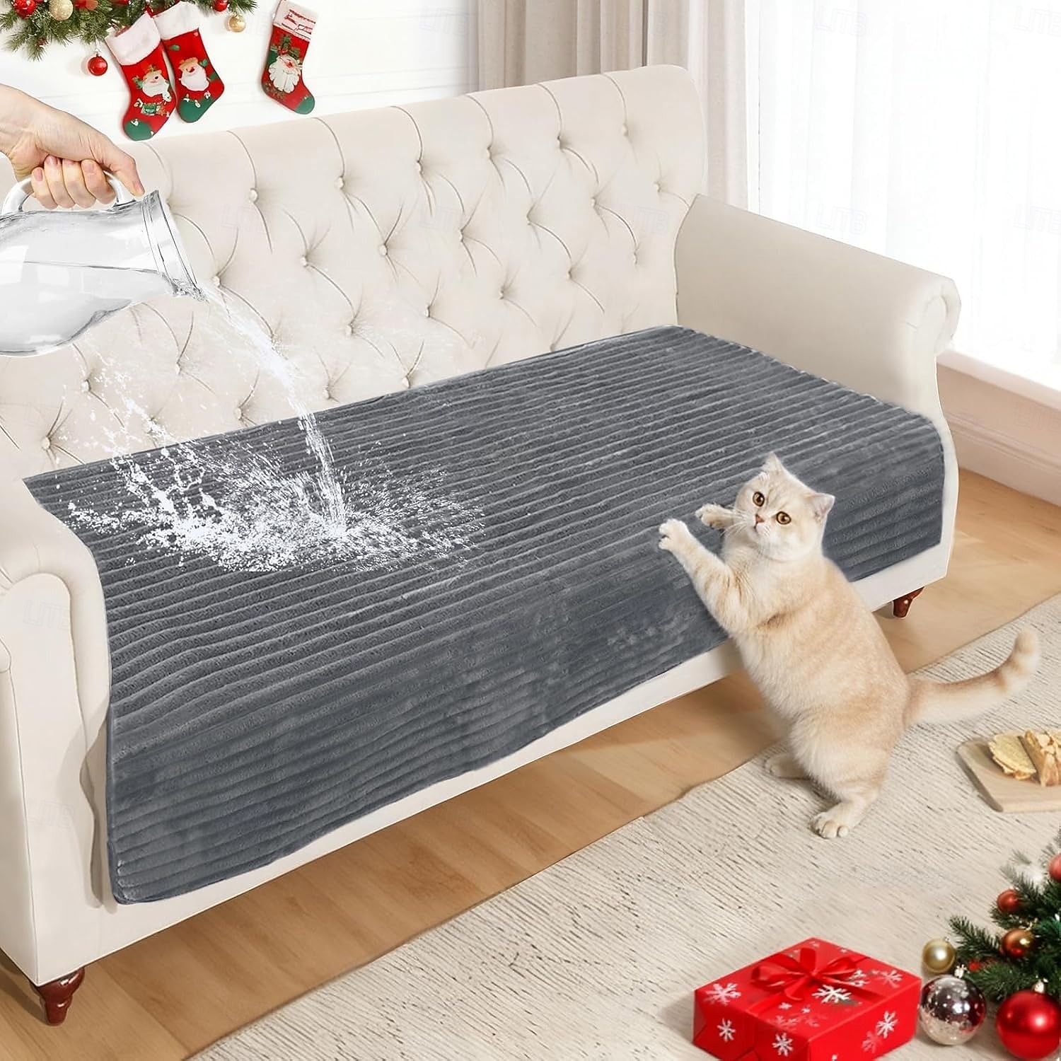 100% Waterproof Couch Cover, Couch Covers for Dogs Washable, Non Slip Sectional Couch Covers for 3 Cushion Sofa Pet Friendly, Sofa Covers Protector, Dog Bed Cover 2026 - $18.99 –P12
