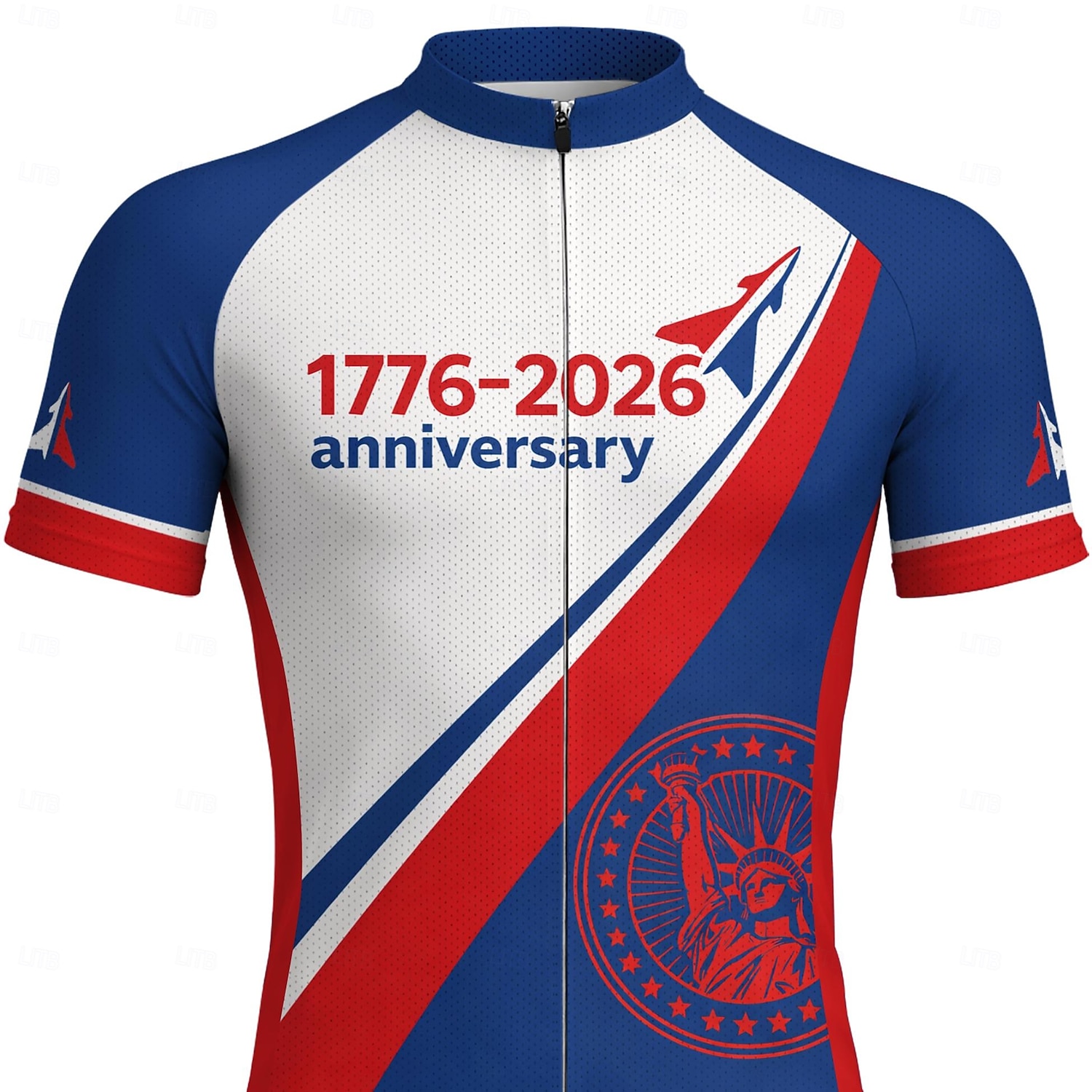 250º Aniversário da América Dia da Independência Masculino Camisa para Ciclismo Jersey em declive American US Flag Manga Curta Moto Camisa / Roupas Para Esporte Camiseta com 3 bolsos traseiros de 2026 por $30.99 –P3