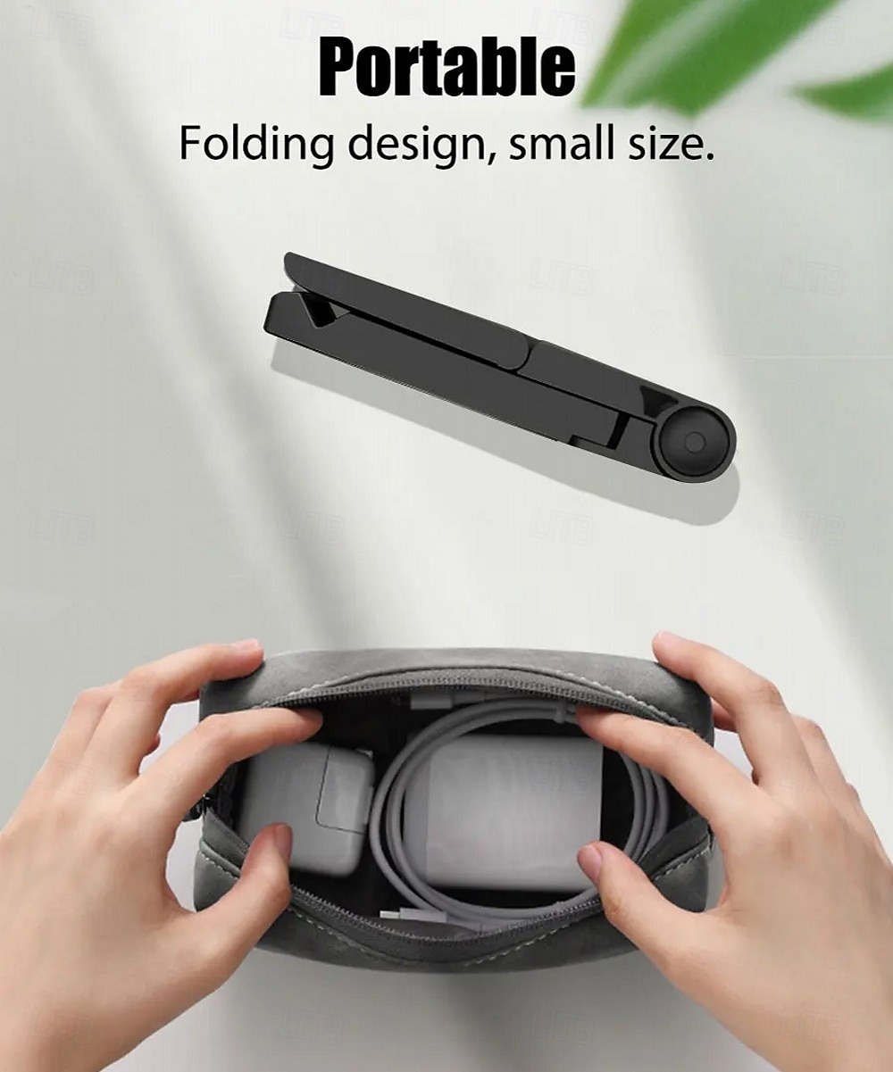 Portable Foldable Universal Folding Tablet Holder, 180-degree Free Rotation Phone Holder, Equipped With Anti-slip Sponge on the Bottom, Perfect for Both Studying And Enjoying TV Shows 2026 - $17.99 –P7