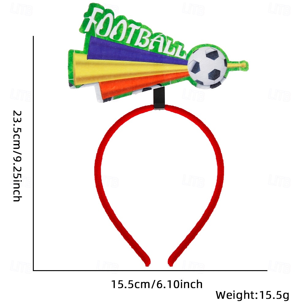 World Soccer Match 2026 Headband Football Soccer Funny & Reluctant Adults' Unisex Outdoor Match Dress Up 2026 - $17.49 –P4