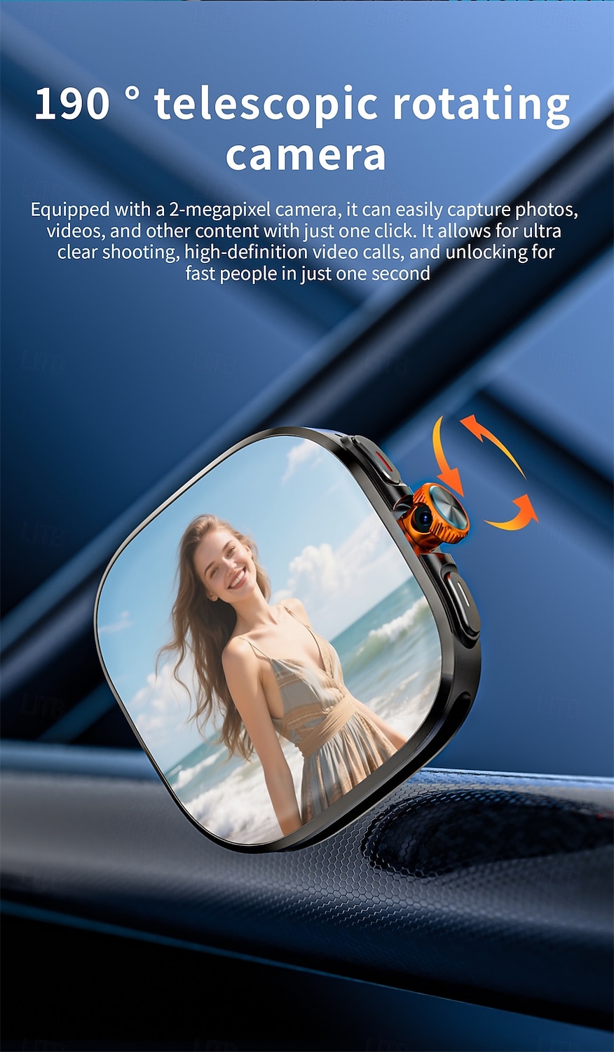 LOKMAT APPLLP 6 MAX Smart Watch 2.16 inch 4G LTE Cellular Smartwatch Phone Pedometer Call Reminder Sleep Tracker Compatible with Android iOS Unisex GPS Hands-Free Calls Media Control IPX-4 48mm Watch 2026 - $213.09 –P5