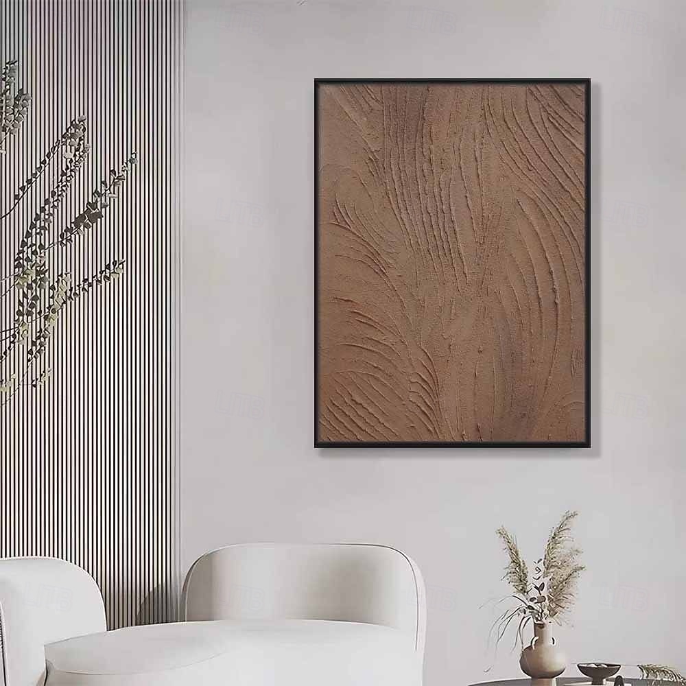 Handmade Oil Painting Canvas Wall Art Decoration Modern Wabi-Sabi Minimalist Abstract Texture for Home Decor Stretched Frame Hanging/Rolled Frameless Unstretched Painting 2026 - $57.99 –P5