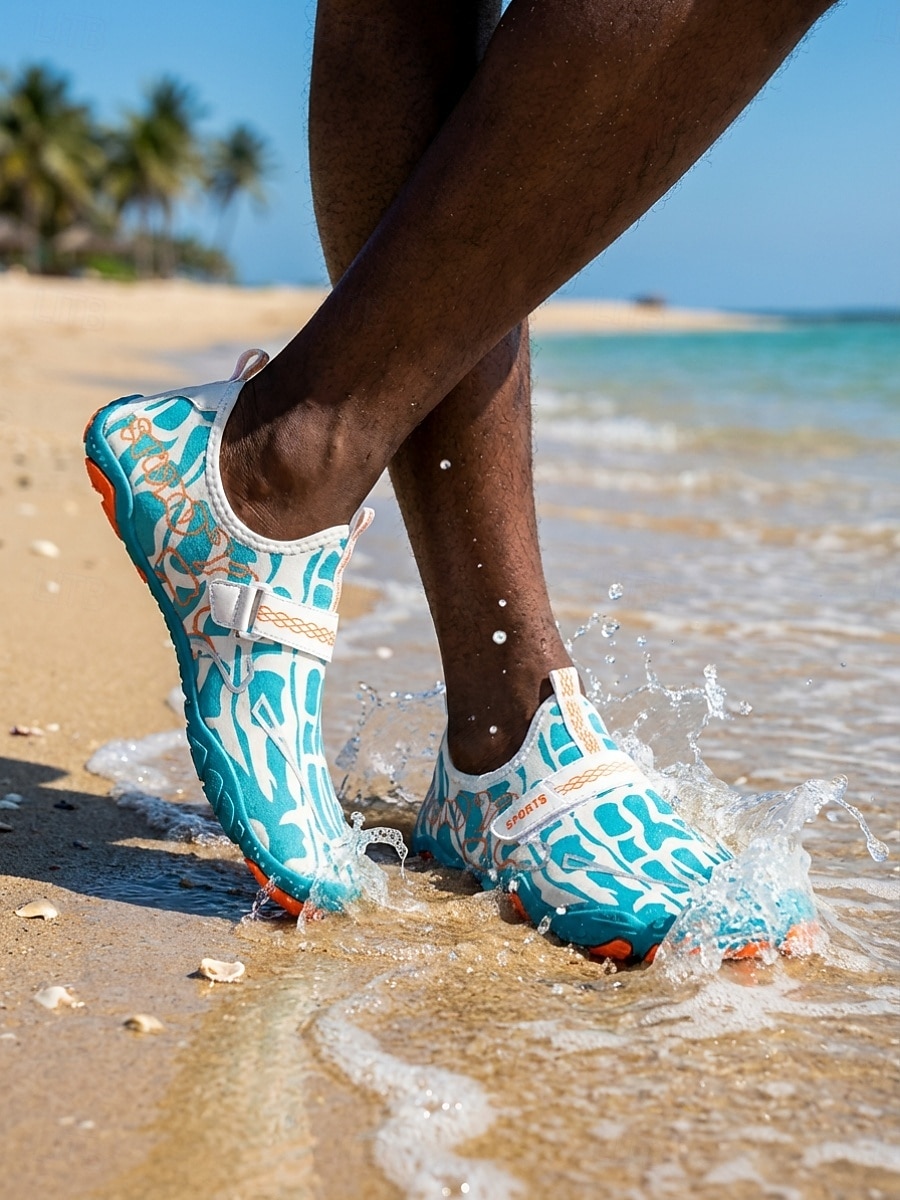 Scarpe da acqua da uomo blu ad asciugatura rapida, leggere, traspiranti, antiscivolo, ideali per attività acquatiche, nuoto, passeggiate sulla spiaggia, trekking fluviale, kayak e avventure all'aria aperta. del 2026 a $34.99 –P4