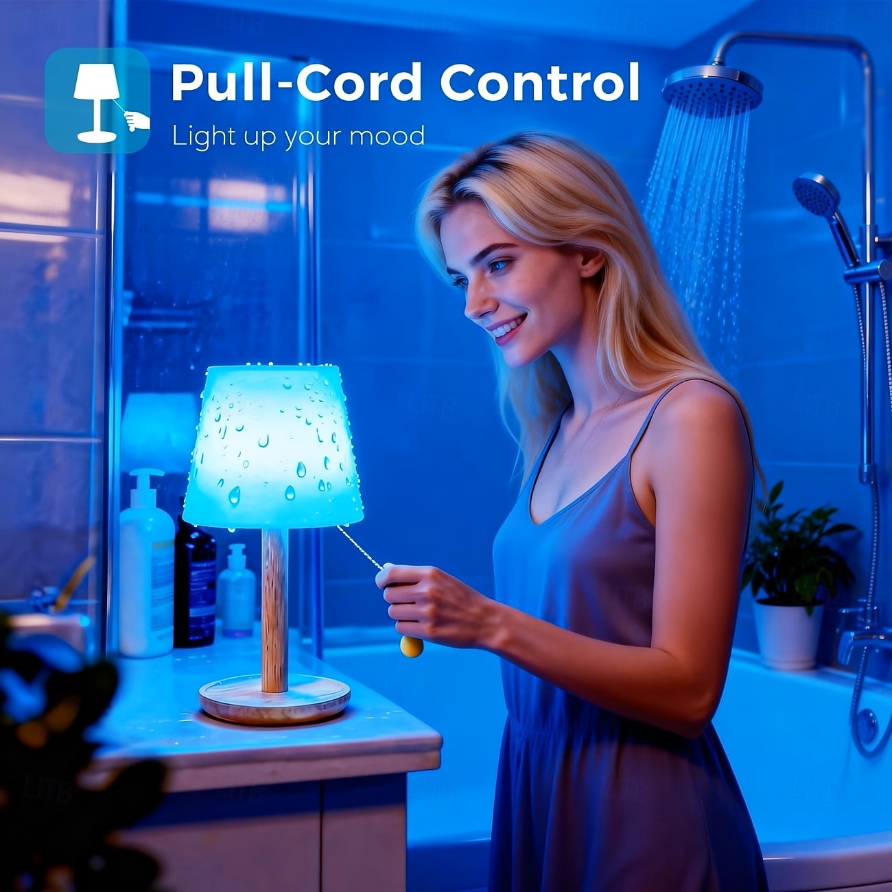 Remote Control USB Rechargeable Table Lamp with 16 Colors Nordic Style for Bedroom Bedside Lamp Atmosphere Night Light Holiday Coffee Shop Home Bar Counter Decoration 2026 - $50.99 –P6