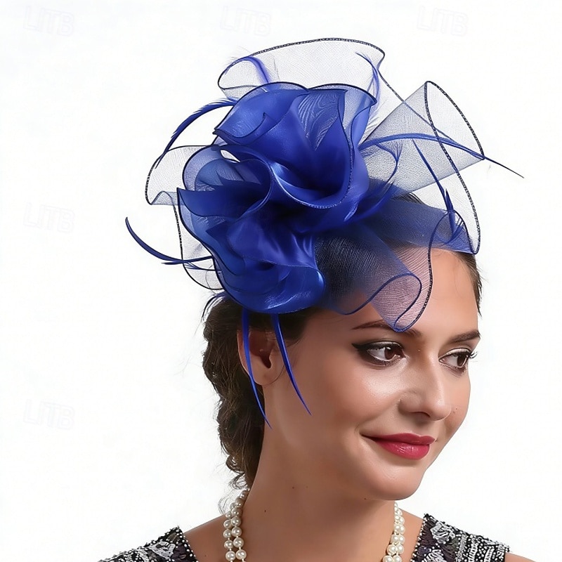 Fascinators Feather Wedding Birthday Elegant Vintage Cute With Feather Flower Headpiece Headwear 2026 - $11.49 –P1