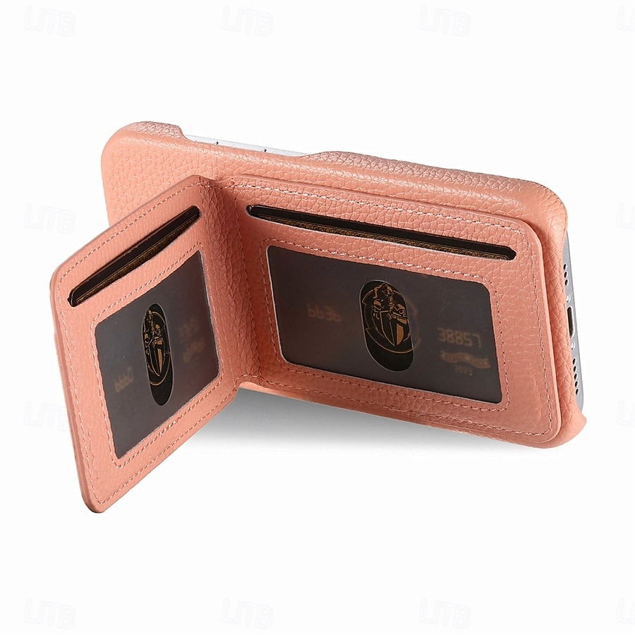 telefono Custodia Per Samsung Galaxy S26 S26 Plus S26 Ultra Copertura Posteriore con Supporto Cavalletto Slot per Carte Retrò TPU Pelle PU del 2026 a $17.99 –P10