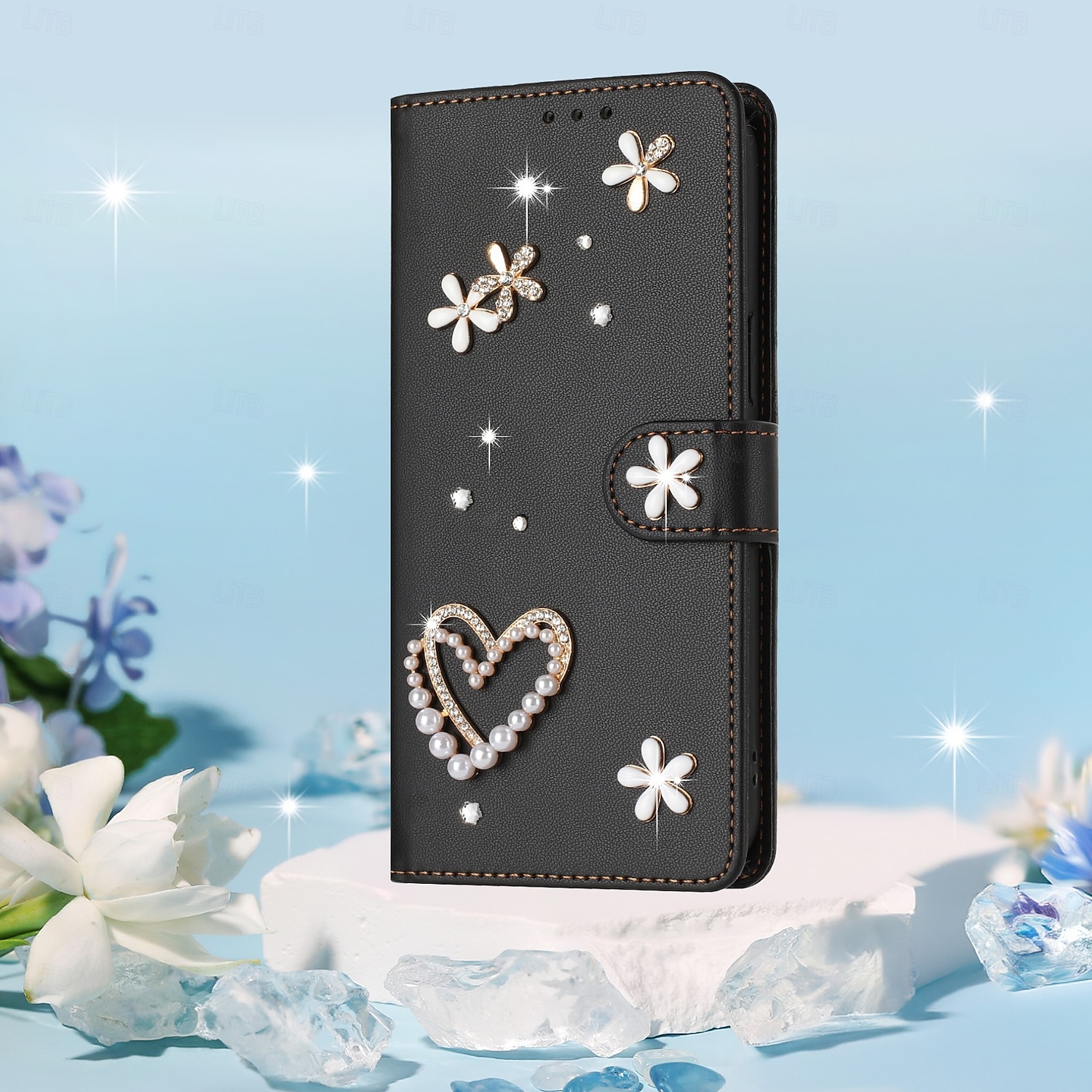 telefono Custodia Per Samsung Galaxy S26 S26 Plus S26 Ultra per Donna Ragazza con Supporto Slot per Carte Fiore Floreale TPU Pelle PU del 2026 a $17.99 –P6