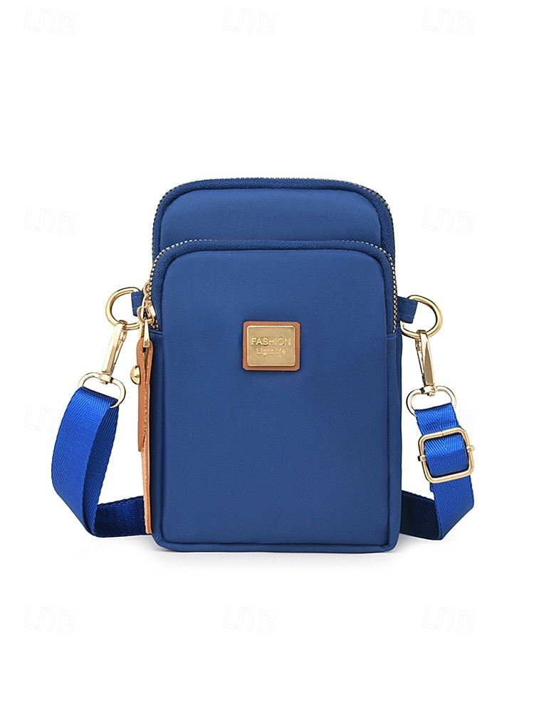 Dámská nepromokavá nylonová crossbody taška na telefon s více kapsami, nastavitelným popruhem, malá kabelka přes rameno pro běžné každodenní nošení, cestování, chůzi, běh a sport 2026 - $11.99 –P4