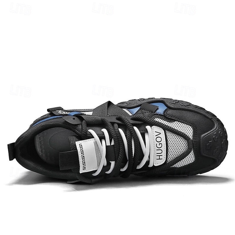 męskie buty sportowe typu adventure trail z wielokolorowymi paskami, oddychające i wytrzymałe, idealne na piesze wędrówki, sporty na świeżym powietrzu i do codziennego użytku 2026 - $42.99 –P19