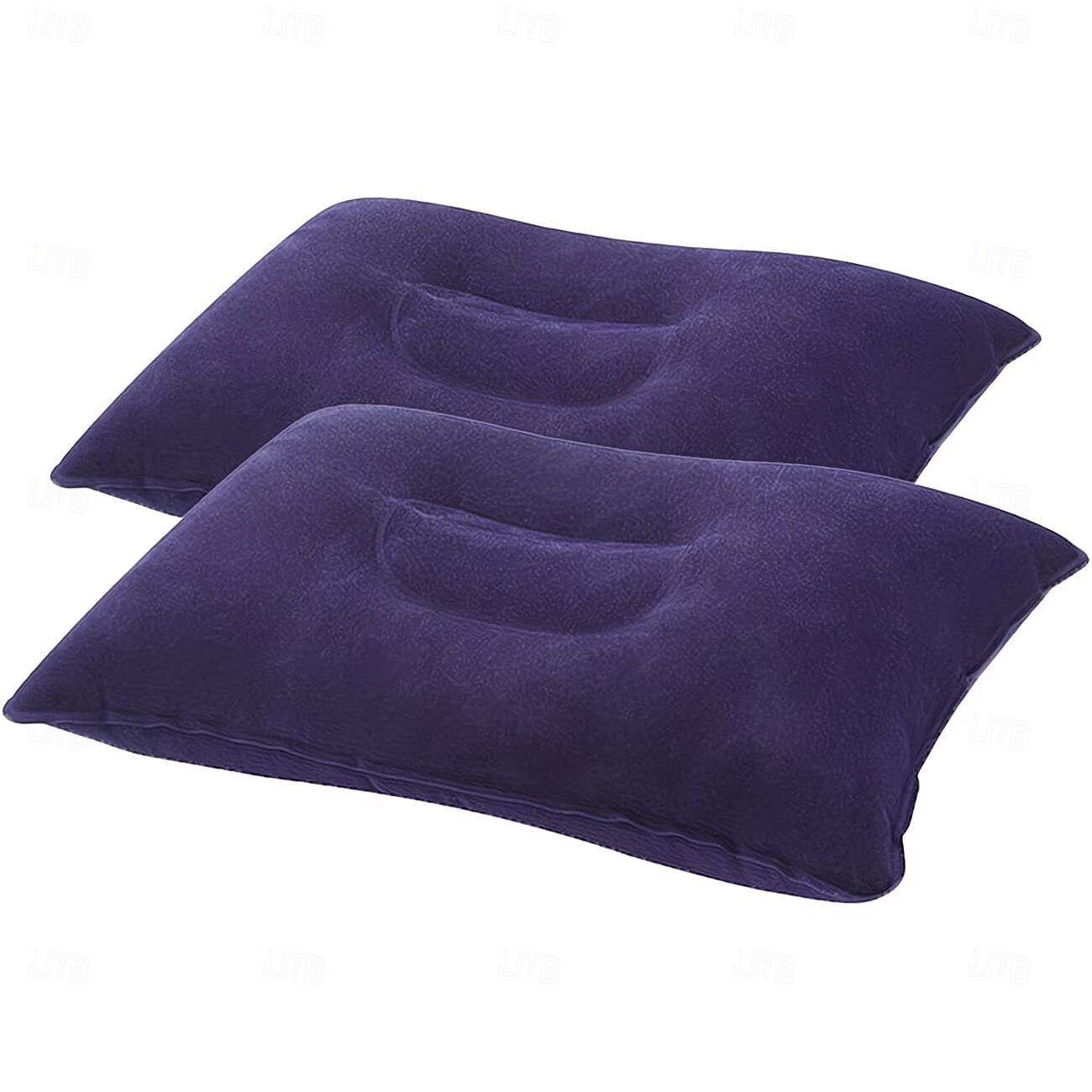 Lot de 2 oreillers de voyage gonflables ultra-légers format A4, petits oreillers carrés en tissu floqué, faciles à ranger, parfaits pour le camping, les siestes au bureau, les voyages, la randonnée et de 2026 ? $9.99 –P11