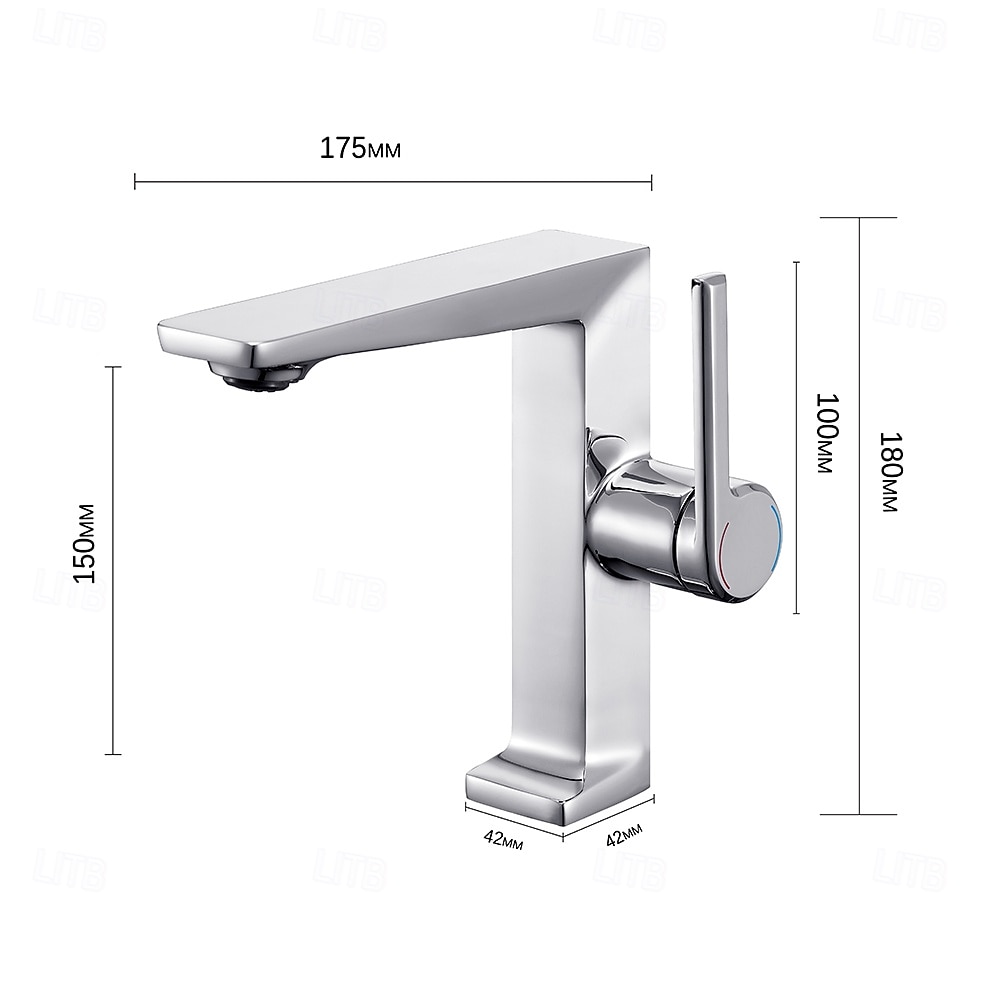 Rubinetto per lavabo da bagno - classico rubinetto miscelatore monocomando in ottone galvanizzato per lavabo da bagno del 2026 a $195.99 –P1