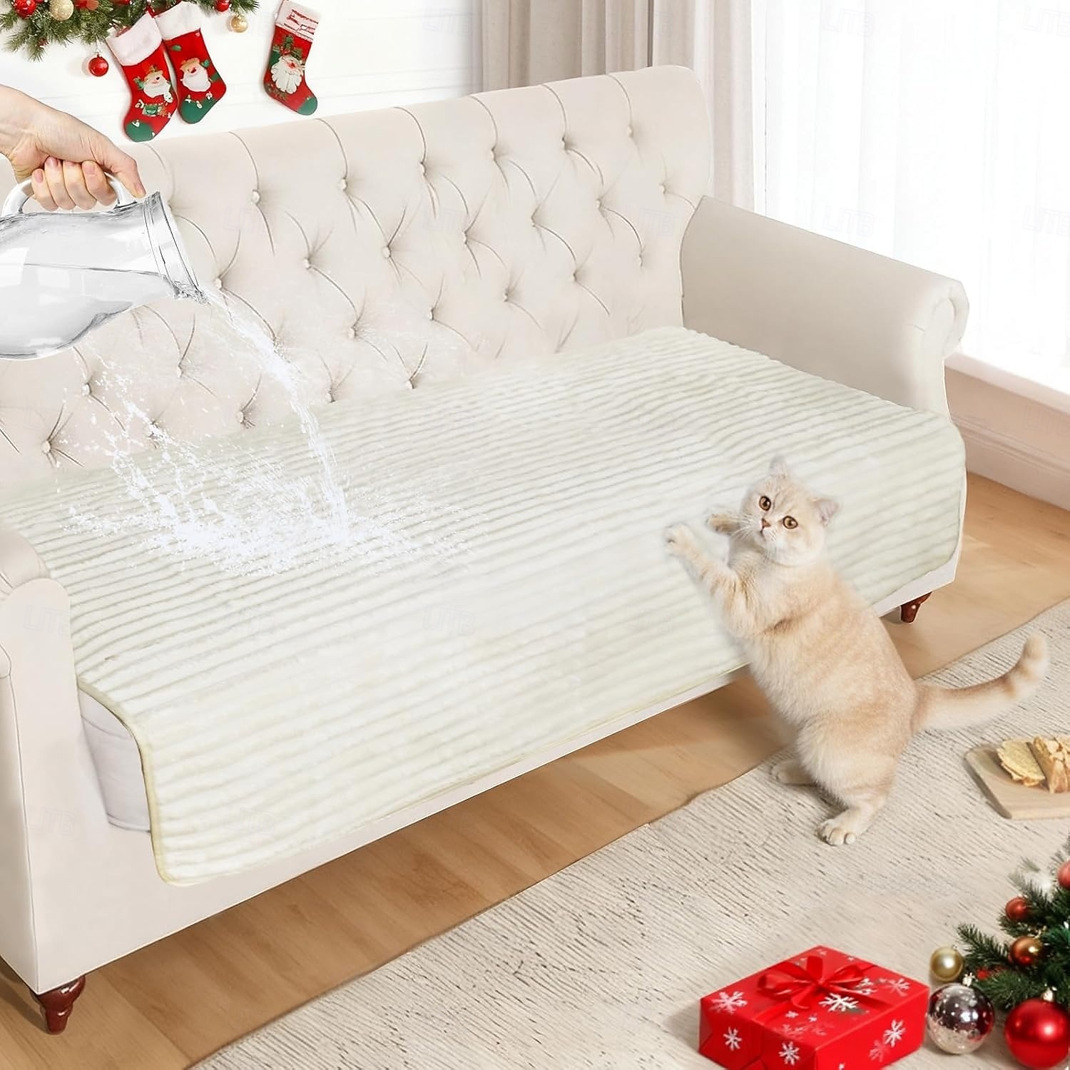 100% Waterproof Couch Cover, Couch Covers for Dogs Washable, Non Slip Sectional Couch Covers for 3 Cushion Sofa Pet Friendly, Sofa Covers Protector, Dog Bed Cover 2026 - $18.99 –P17