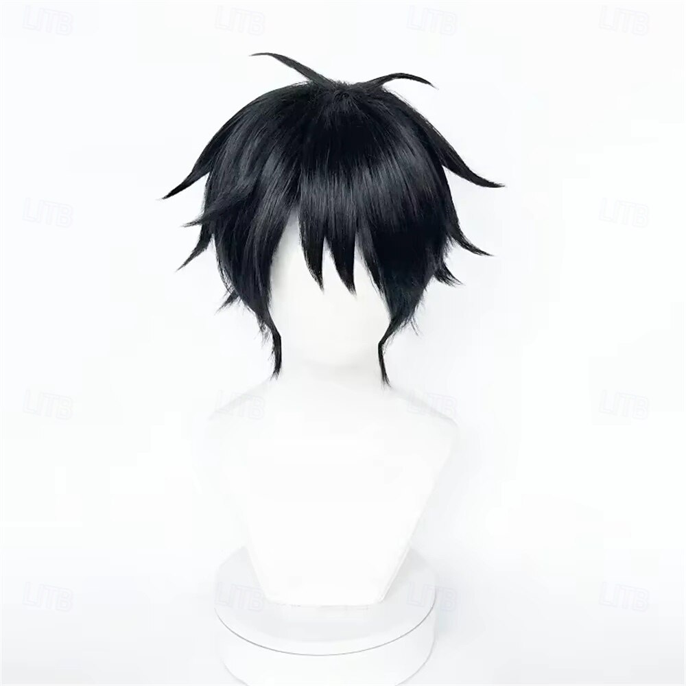 Ocean Adventurer Short Black Spiky Anime Wig For Cosplay Party 2026 - $21.99 –P4