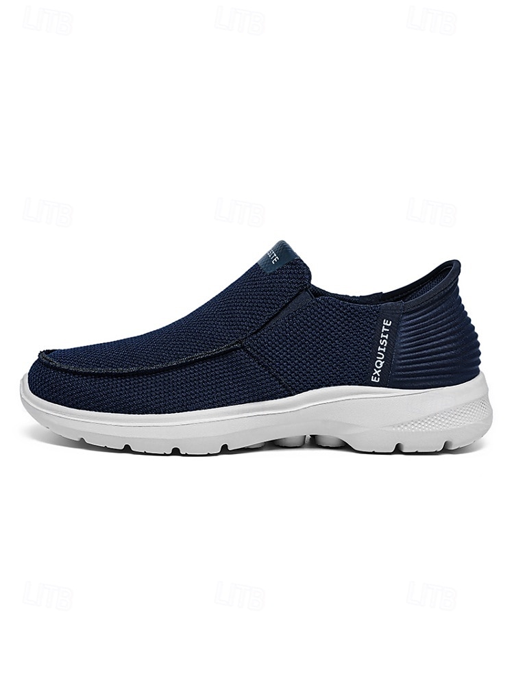 Zapatillas deportivas de punto sin cordones para hombre – calzado informal para islas y cruceros, ligero y transpirable, ideal para viajes y vacaciones. 2026 - $46.99 –P9
