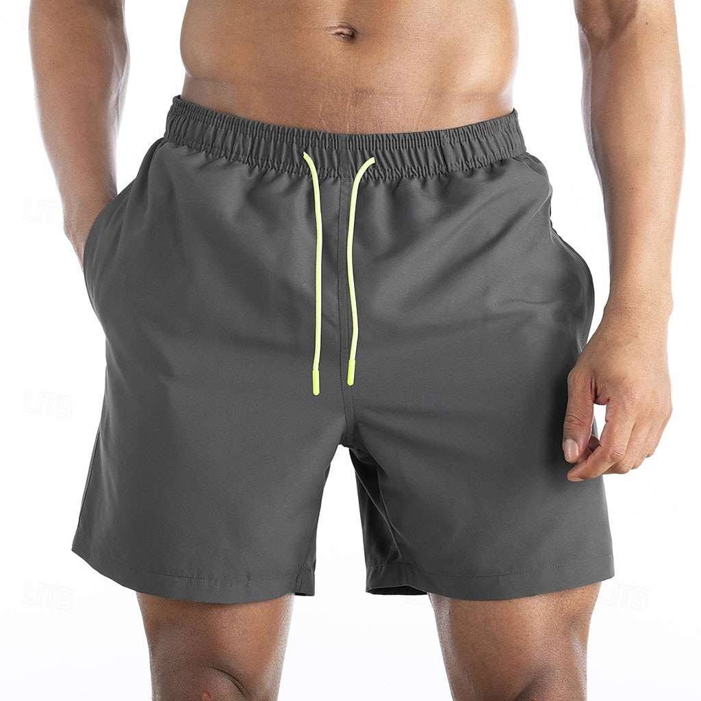 Per uomo Shorts Shorts da Spiaggia Pantaloncini casual Coulisse Tasca Elastico in vita Semplice Impermeabile Comodità Corto Casuale All'aperto Vacanza Vacanza Moda Blu azzurro cielo Micro-elastico del 2026 a $25.99 –P8