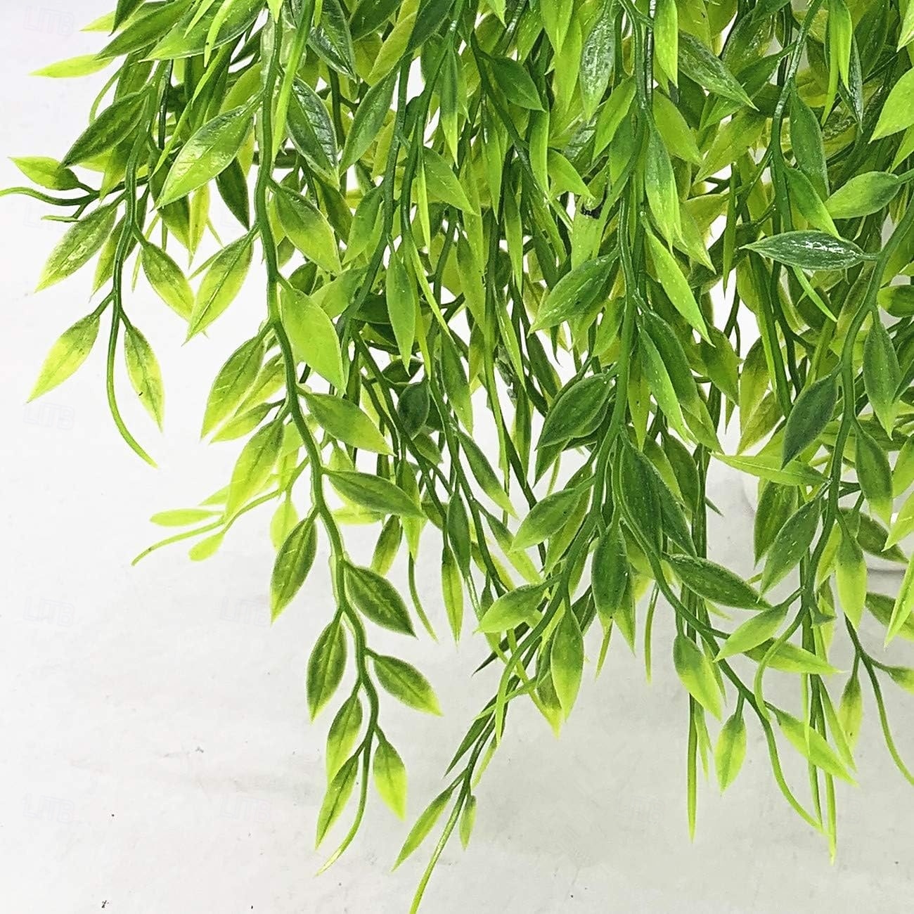 8 kusů umělé vrby, UV odolné plastové rostliny, zeleň, listy, umělá závěsná réva, umělý břečťan, pro domácnost, interiér, exteriér, zahradu, dveře, zeď, DIY, košík, výplň do květináčů, svatební, 2026 - $16.99 –P7