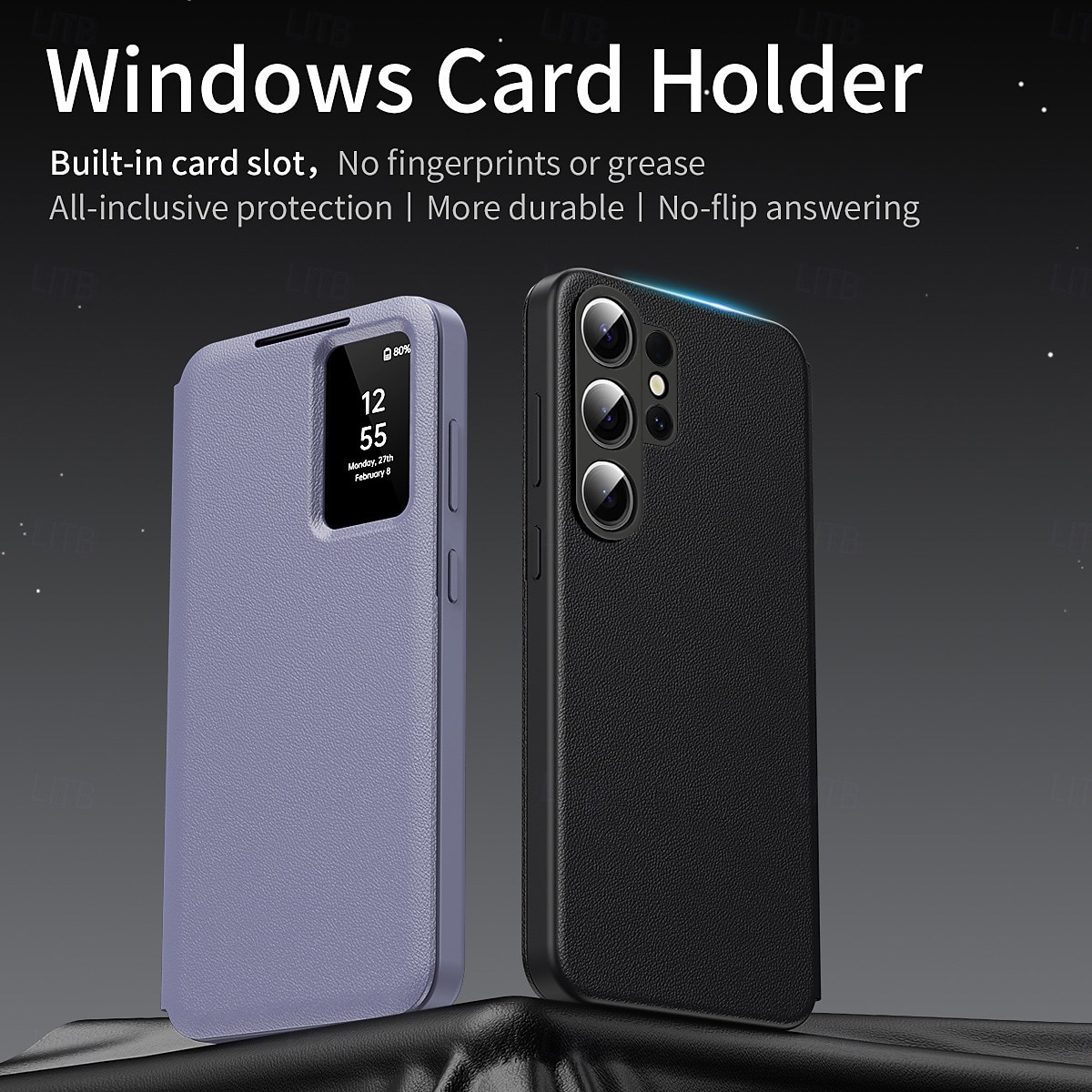 Phone Case For Samsung Galaxy S26 S26 Plus S26 Ultra Wallet Case Clear View Window Camera Lens Protector Ultra Thin Retro PU Leather 2026 - $25.99 –P10